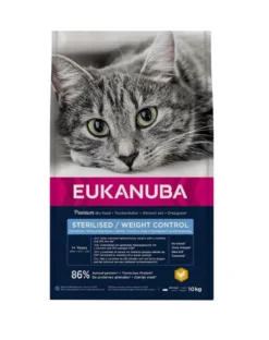 EUKANUBA Cat Sterilised Weight Control 10 kg