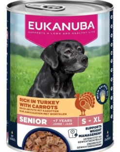 EUKANUBA Life Care Senior Rich in Turkey 400 g paté per cani anziani ricco di tacchino e carote