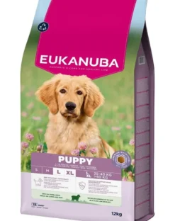 EUKANUBA Puppy Large Breeds Lamb Rice 12 kg cibo secco per cuccioli di razze grandi ricco di agnello e riso