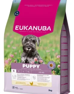 EUKANUBA Puppy Small Breeds Chicken 3 kg cibo secco per cuccioli di piccole razze ricco di pollo fresco