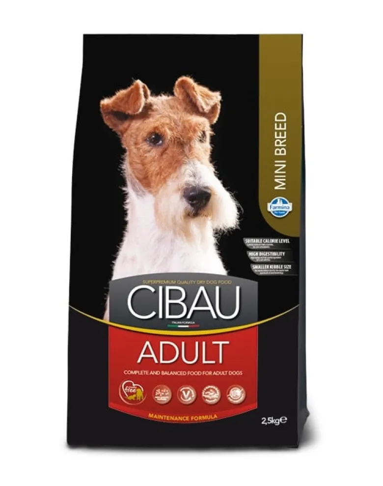 FARMINA Cibau Adult Mini per cani adulti di piccola taglia 2 x 2,5kg