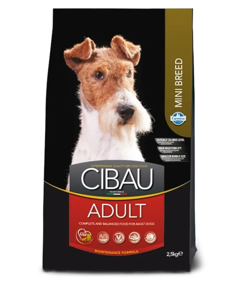 FARMINA Cibau Adult Mini per cani adulti di piccola taglia 2 x 2,5kg