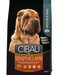 FARMINA Cibau Sensitive Lamb MEDIUM/MAXI per cani di razza media e grande con sistema digestivo sensibile agnello 2,5kg