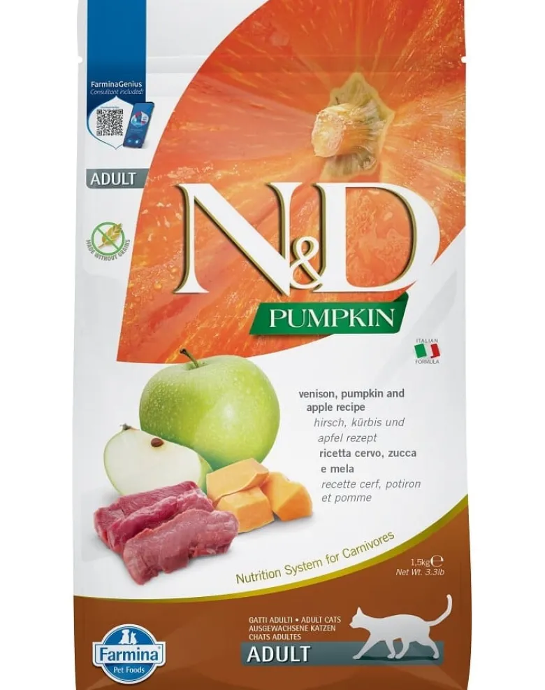 FARMINA N&D Adult Pumpkin venison & apple 1,5 kg