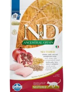 FARMINA N&D Low Grain Chicken & Pomegranate Neutered 1.5 kg