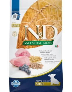 FARMINA N&D Low Grain Dog Lamb & Blueberry Puppy Mini 2.5 kg