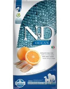 FARMINA N&D Ocean Adult Medium & Maxi Herring & Orange 12 kg