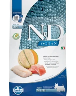 FARMINA N&D Ocean Adult Mini Salmon, Cod & Canatloupe 800 g