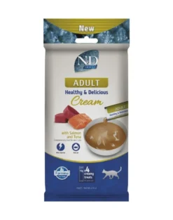 FARMINA N&D Ocean Cat Creamy Salmon and Tuna 60 g con salmone e tonno, prelibatezza cremosa per gatti