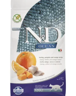 FARMINA N&D Ocena Cat Adult Herring, Pumpkin and Orange 1,5 kg