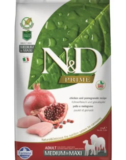FARMINA N&D Prime Adult Medium & Maxi Chicken & Pomegranate 12 kg