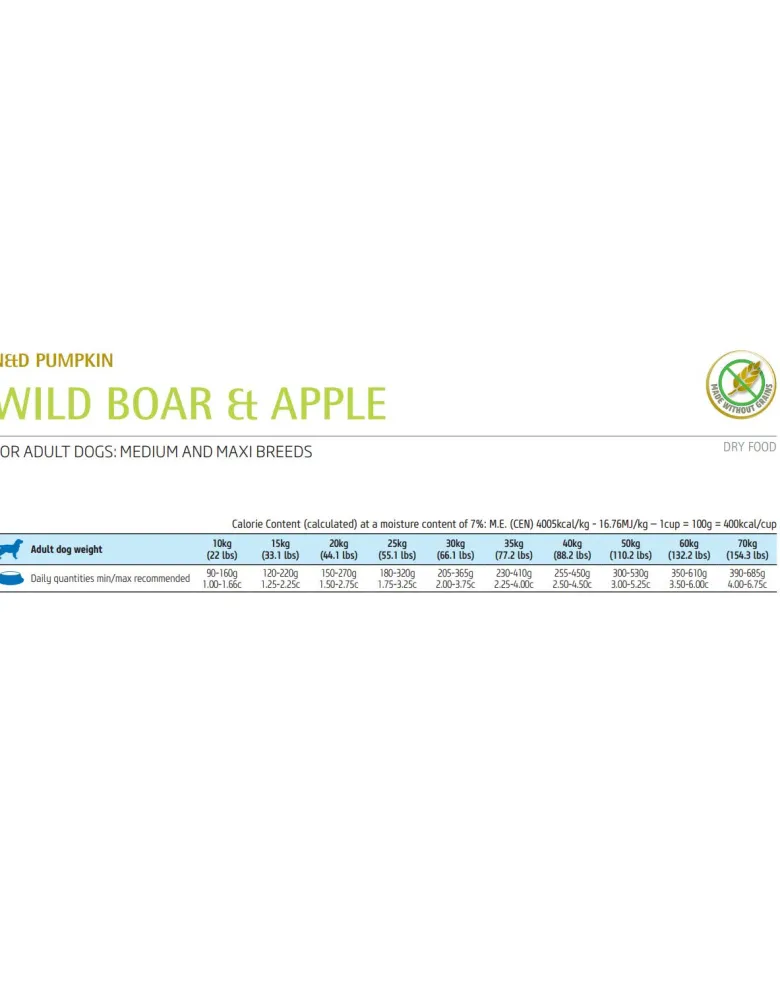 FARMINA N&D Pumpkin Boar & Apple Adult Medium & Maxi 12 kg