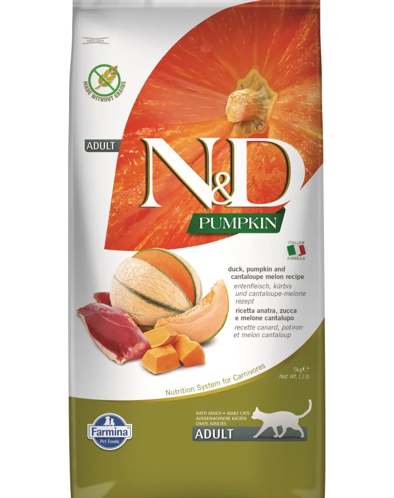 FARMINA N&D Pumpkin Cat duck & cantaloupe melon 5 kg