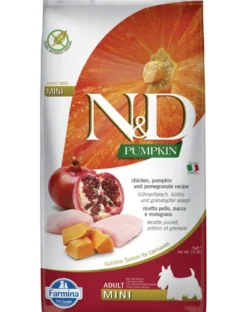 FARMINA N&D Pumpkin chicken&pomegranate adult mini 7 kg