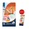 FARMINA N&D Pumpkin Lamb & Blueberry Adult Medium & Maxi 2,5 kg + FARMINA N&D Pumpkin Dental Treat Lamb & Blueberry Medium/Maxi 100 g (7 pezzi) GRATIS!