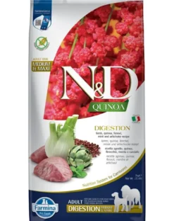 FARMINA N&D Quinoa Dog Adult Medium&Maxi Digestion Lamb & Fennel 7 kg