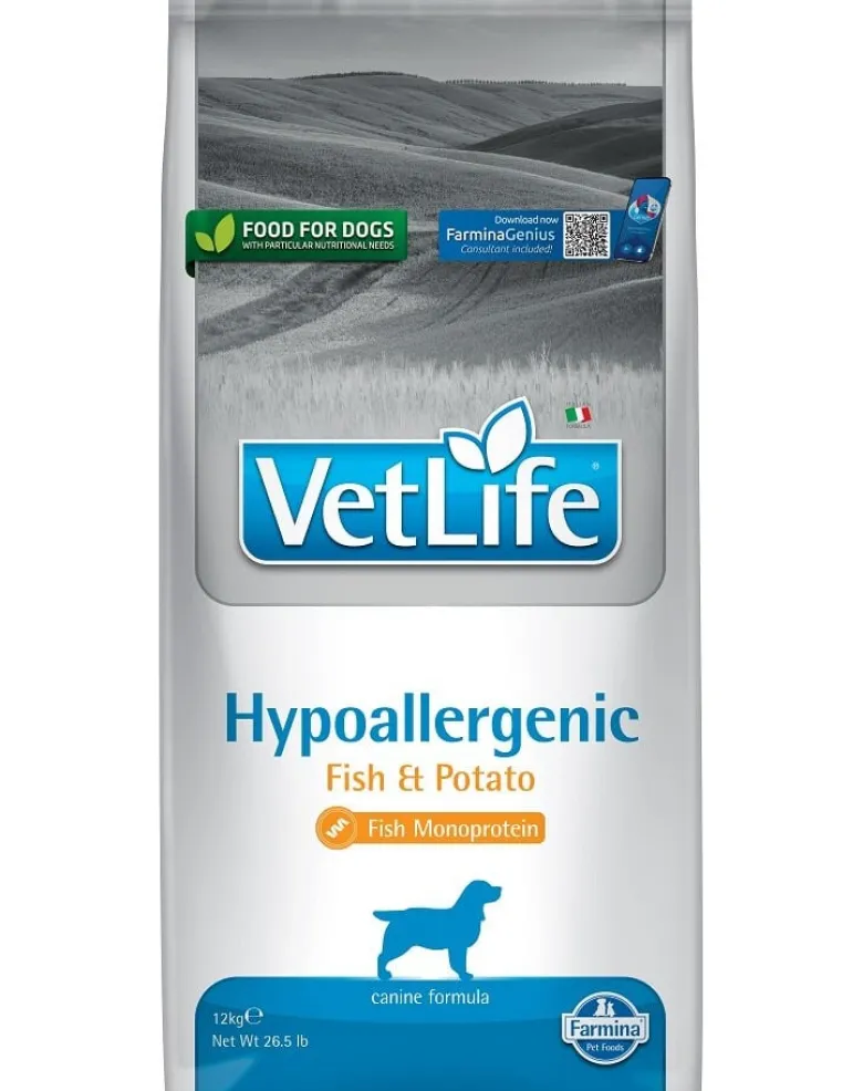 FARMINA Vet Life Dog Hypoallergenic Fish & Potato 2 x 12kg