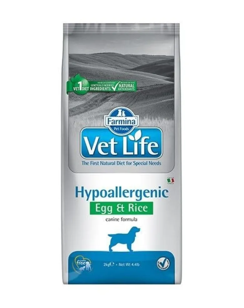 FARMINA Vet Life Hypoallergenic Egg & Rice dog 12kg