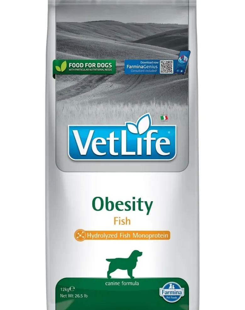 FARMINA Vet Life Obesity Fish 12kg