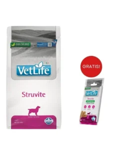 FARMINA Vet Life Struvite Dog 2 kg alimento per cani con malattie del tratto urinario + FARMINA Vet Life Dental Treat Struvite Medium/Maxi 100 g (7 pezzi) GRATIS!