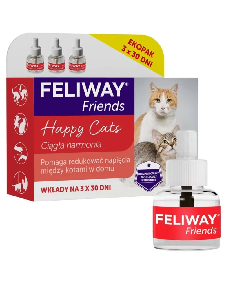 FELIWAY Friends 3 ricariche - feromoni per conflitti tra gatti
