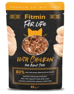 FITMIN cat for life pouch adult chicken 85 g