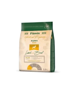 FITMIN Dog Mini Puppy Lamb&Beef 2,5 kg per i cuccioli di razza piccola