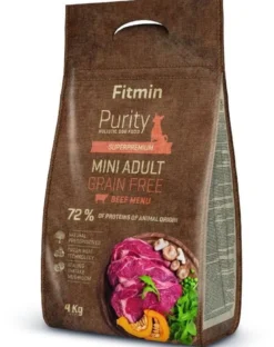 FITMIN Dog Purity Grain free adult mini beef 4 kg