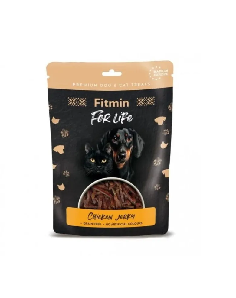 FITMIN For Life Chicken Jerky Pollo essiccato per cani e gatti 70 g