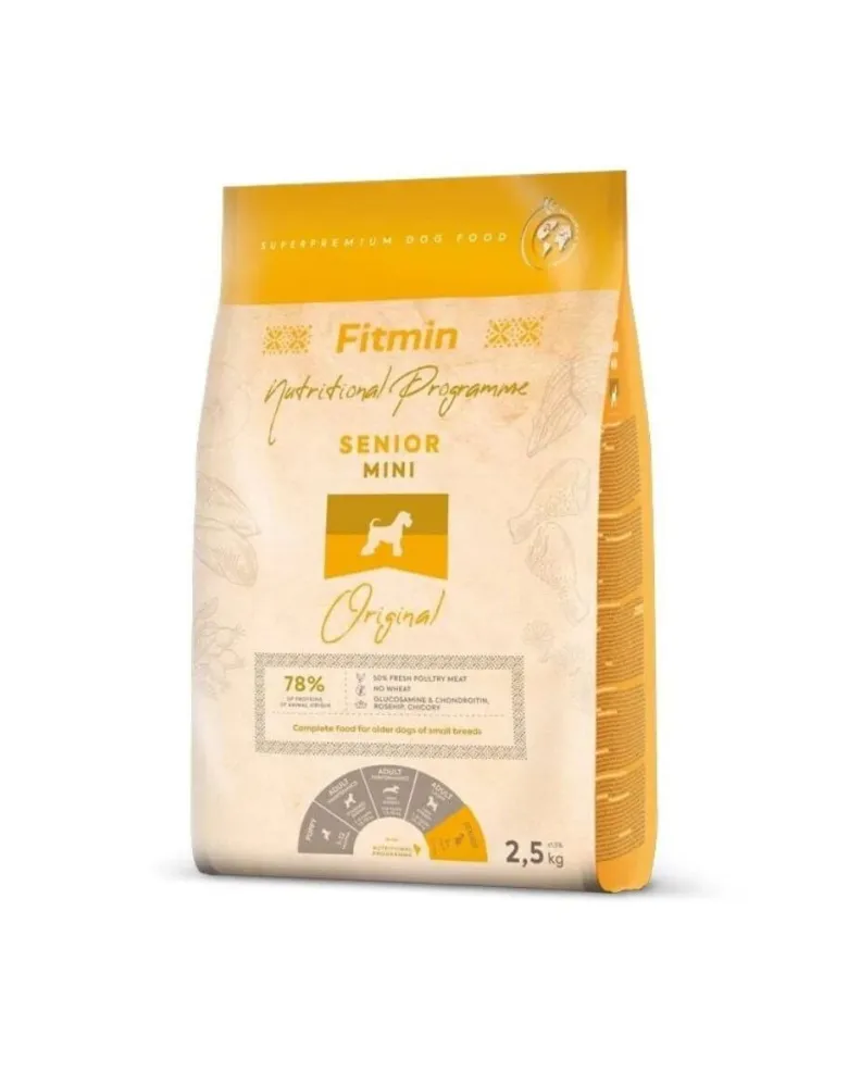 FITMIN Mini Senior 2,5 kg cibo secco per cani anziani di piccola taglia