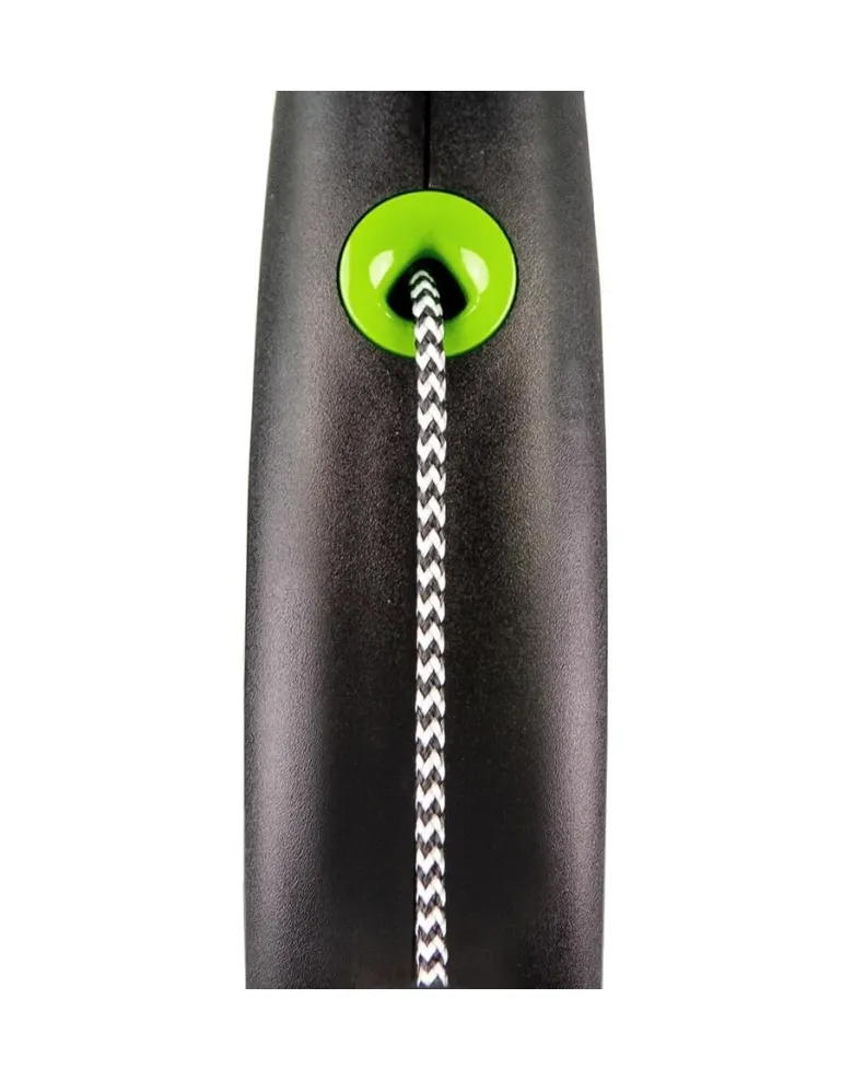 FLEXI Black Design S Cord 5 m green cordino automatico