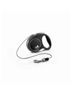 FLEXI Black Design XS Cord 3 m black guinzaglio automatico