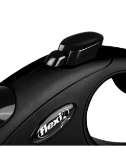 FLEXI Cordino automatico New Classic L strap 8 m Nero
