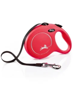 FLEXI Cordino automatico New Classic L strap 8 m Rosso