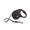 FLEXI Cordino New Classic nero S Nastro 5m fino a 15kg