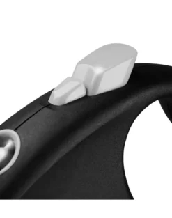 FLEXI Guinzaglio automatico Black Design M cinghia 5 m nero