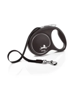 FLEXI Guinzaglio Black Design L Fettuccia 5 m nero
