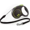 FLEXI Guinzaglio Black Design M Corda 5 m verde