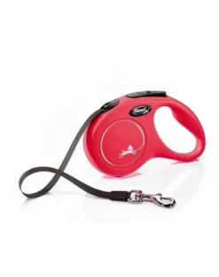 FLEXI Guinzaglio New Classic Fettuccia S 5 m rosso