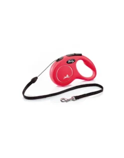 FLEXI Guinzaglio New Classic S Corda 5 m rosso