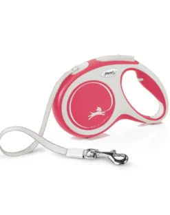 FLEXI Guinzaglio New Comfort M Fettuccia 5 m rosso
