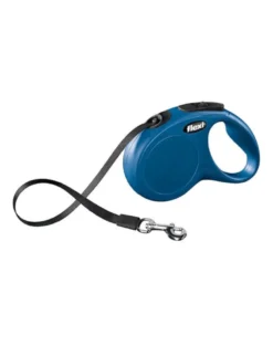 FLEXI New Classic M guinzaglio 8 m. Blu. Fino a 20 kg.