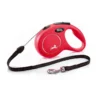 FLEXI New Classic S guinzaglio 8 m. Rosso. Fino a 12 kg.