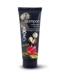 FREXIN Shampoo + balsamo 2 in 1 per cani - jojoba e melograno 220 g