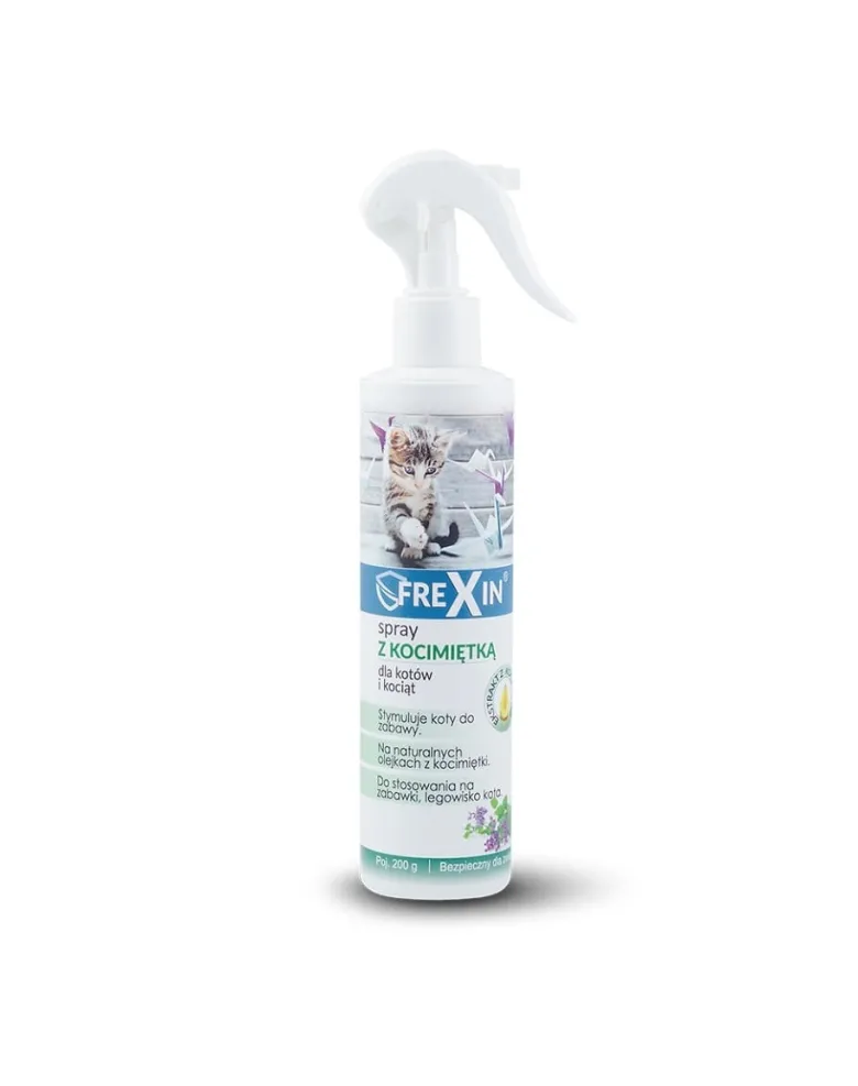 FREXIN Spray con erba gatta per gatti adulti e gattini 200g