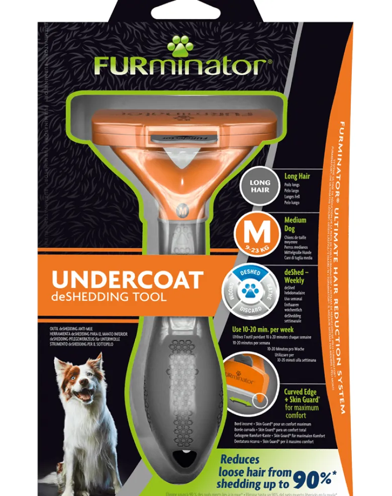 FURMINATOR Undercoat deShedding per cani a pelo lungo di taglia media