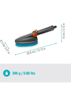 GARDENA Cleansystem spazzola manuale dura M