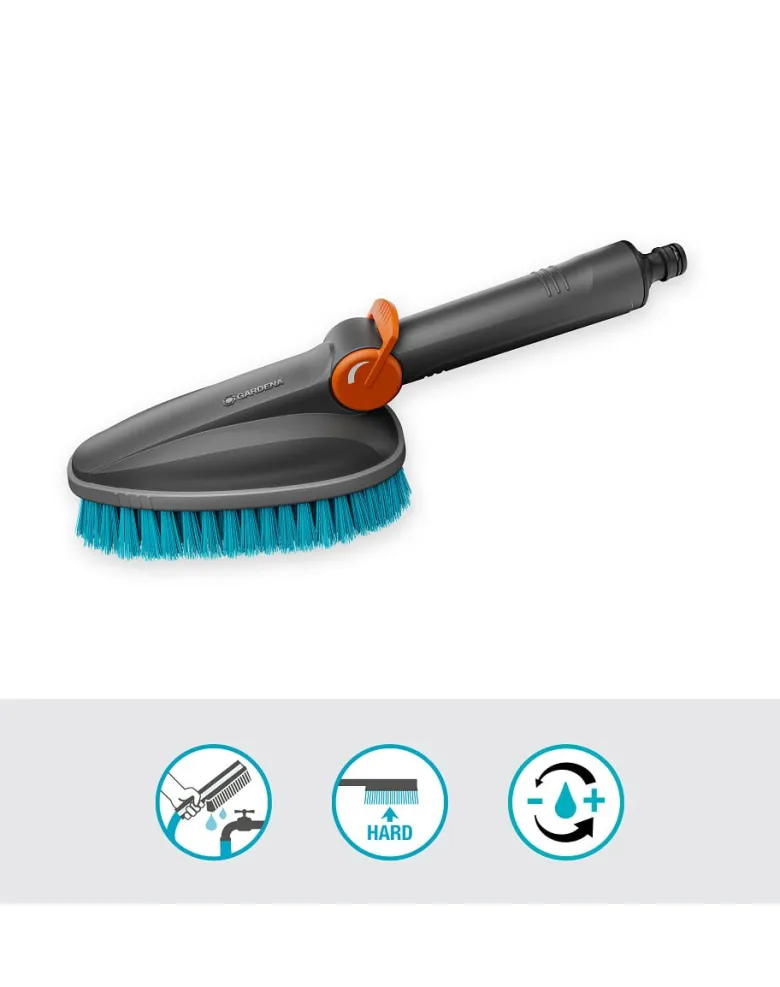 GARDENA Cleansystem spazzola manuale dura M