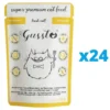 GUSSTO Cat Fresh Calf cibo umido per gatti agnello fresco 24x85 g