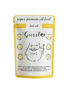 GUSSTO Cat Fresh Calf cibo umido per gatti vitello fresco 85 g